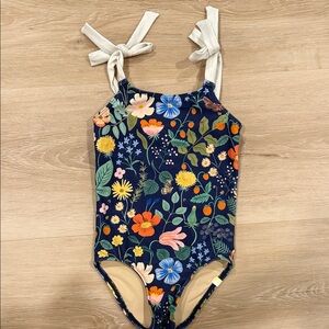 Summersalt Kids Floral One Piece - Navy and Multicolor